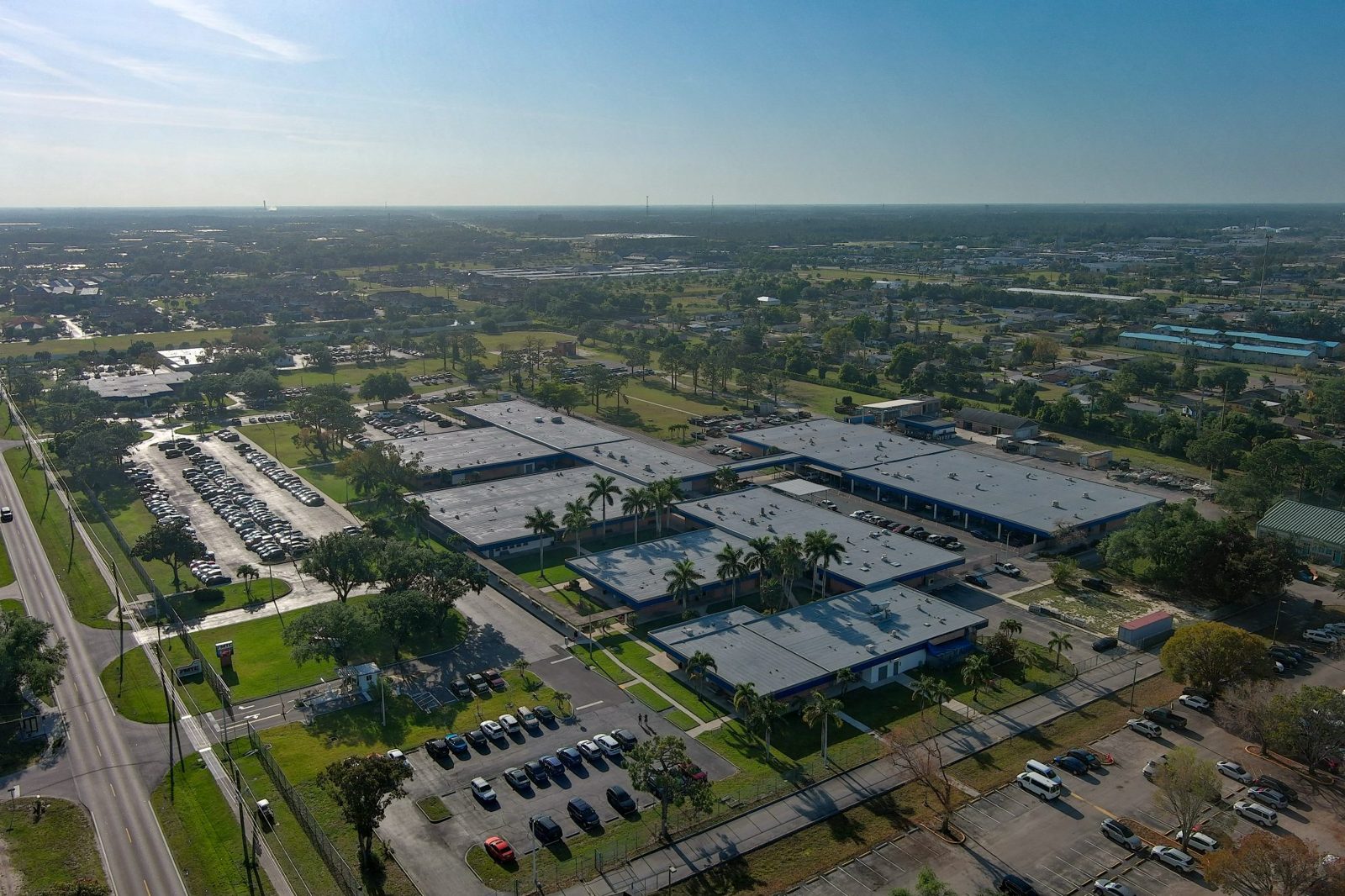 Commercial roofing project by CFS Roofing in Fort Myers